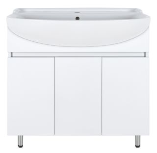 Напольная тумба под раковину Misty Амур 80см белый